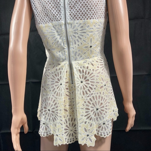 Veronica Beard Sunrise Beaded Crochet Top Size 4 - Picture 6 of 16